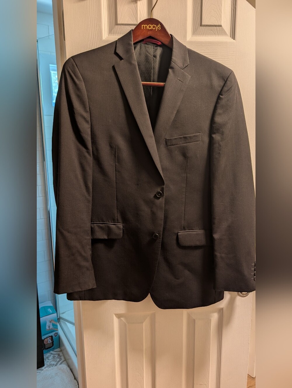 Alfani Men's Black Two-Button Suit Blazer